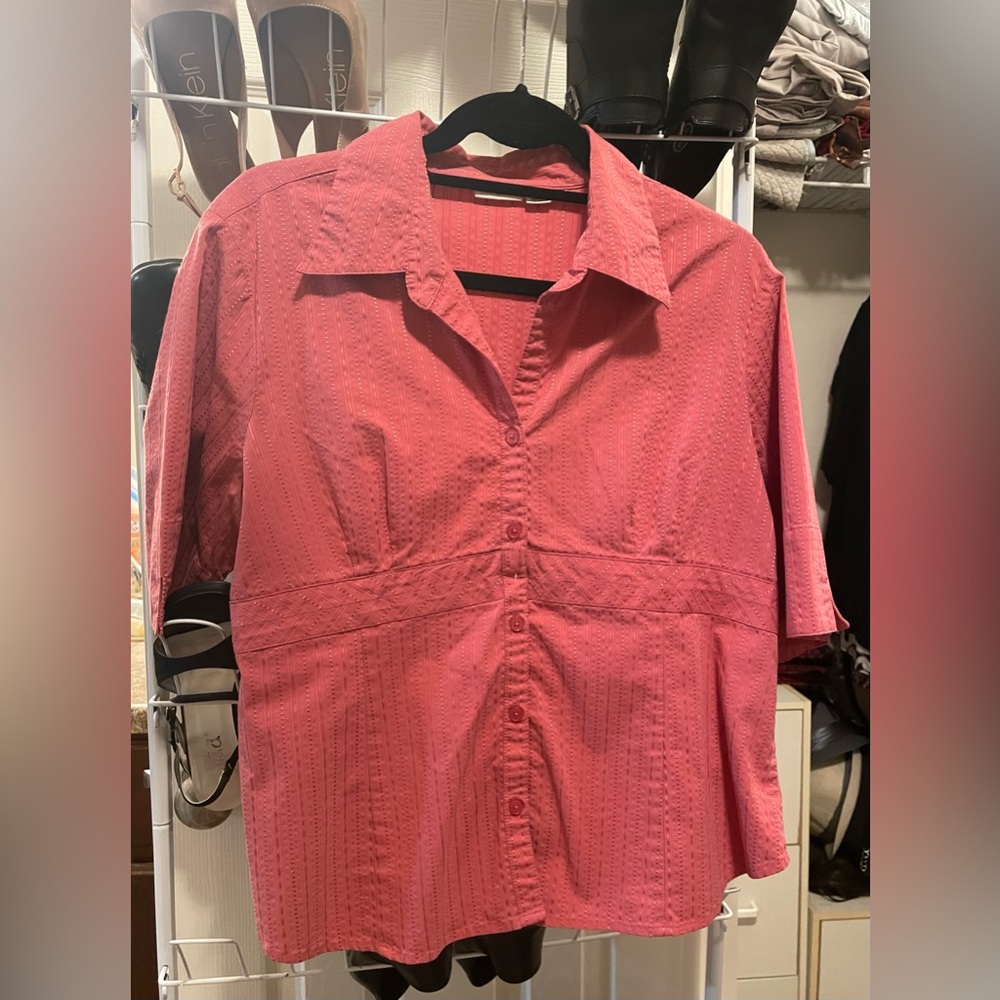Women’s Cato Button Down Blouse, size XL